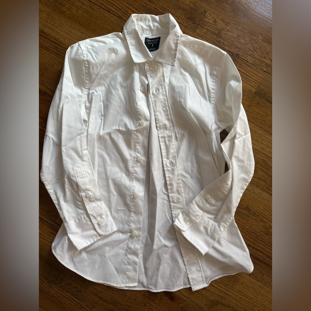 Jcrew Ludlow Boy’s White Button-up Shirt size 6-7